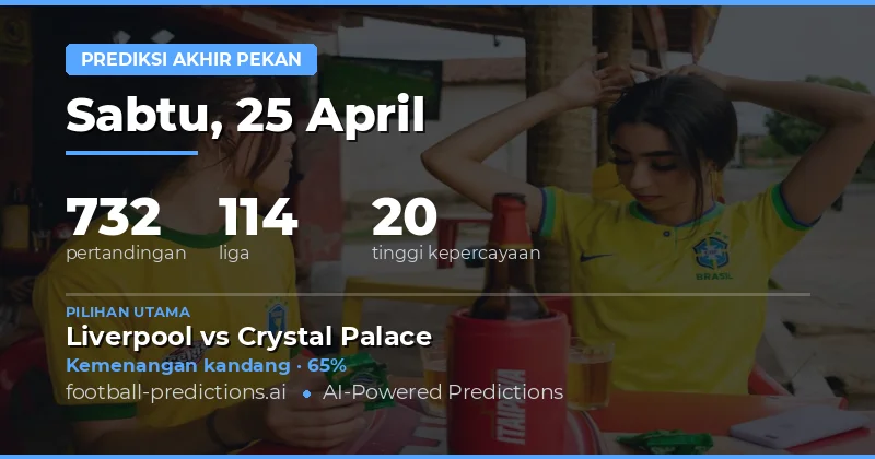 Pertandingan Akhir Pekan yang Dinanti