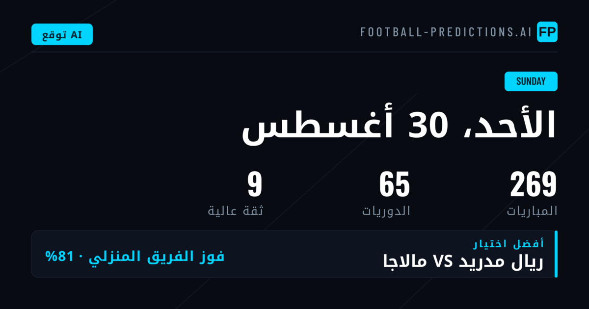نظرة عامة على مباريات الأحد