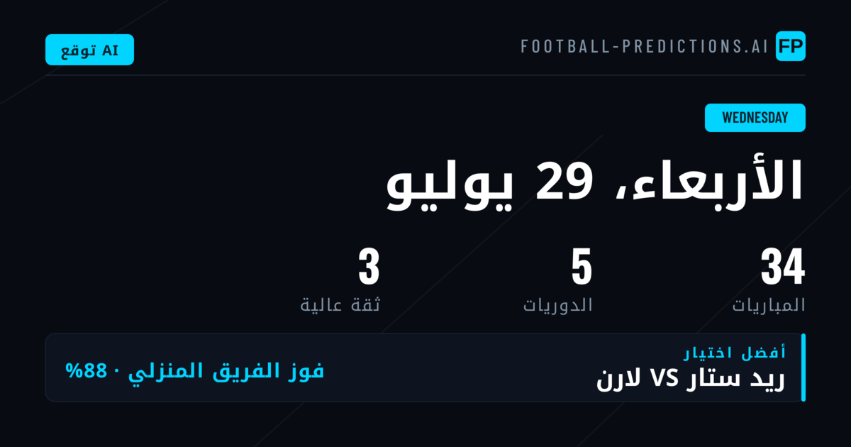 تحليل أعلى الأسواق قيمة في مباريات الأربعاء