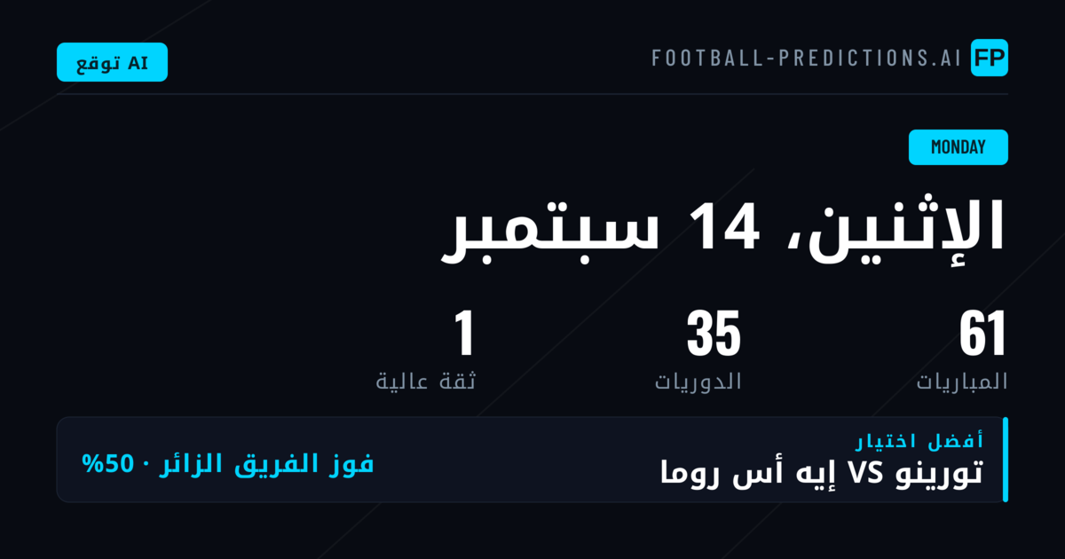 استعراض شامل لمباريات الاثنين: 61 مواجهة تنتظر المشجعين