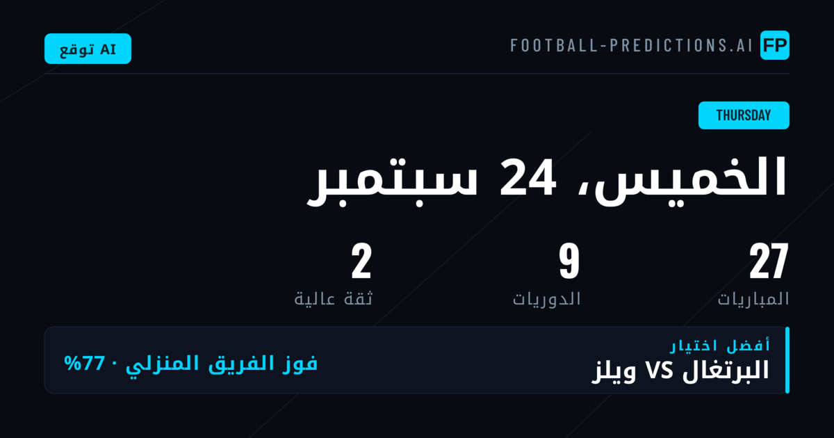 نظرة عامة على مباريات الخميس