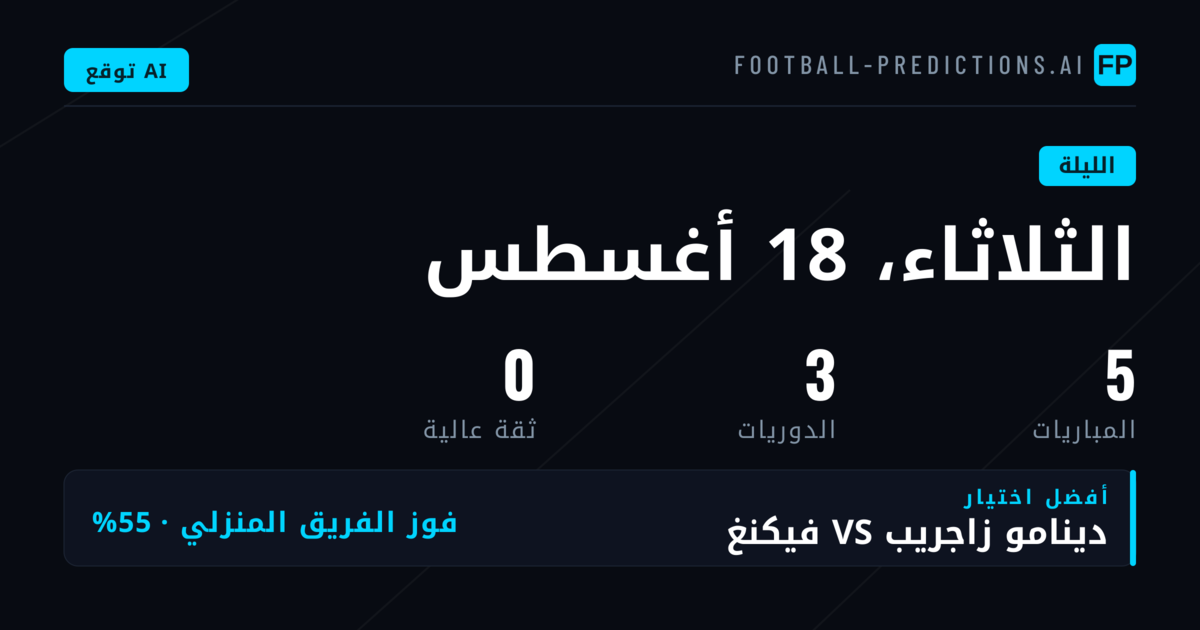 نظرة عامة على مباريات اليوم
