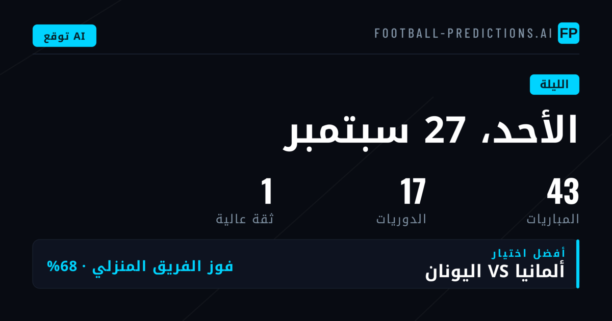 مشهد المباريات اليوم