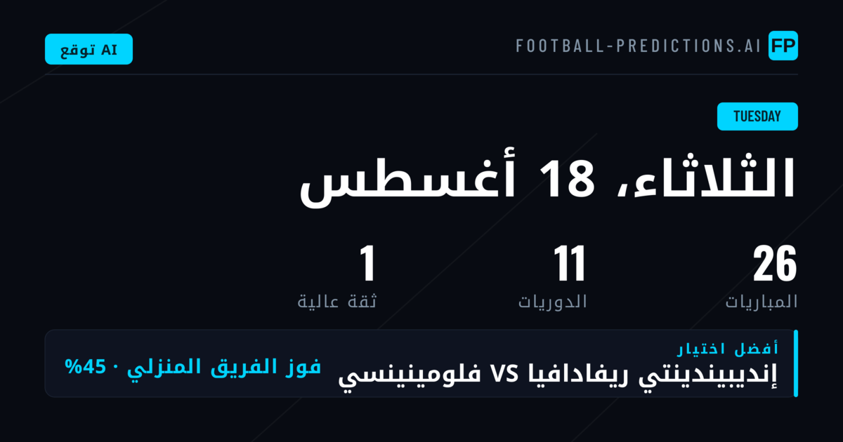 نظرة شاملة على مباريات الثلاثاء