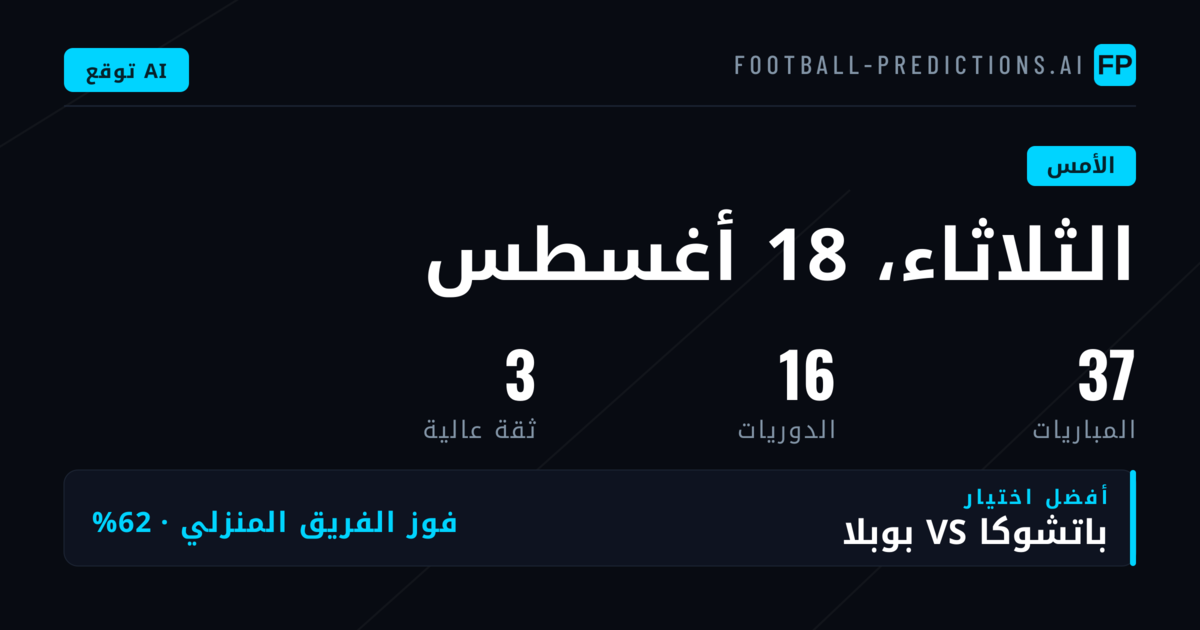الأربعاء الكروي: قراءة في نتائج التوقعات