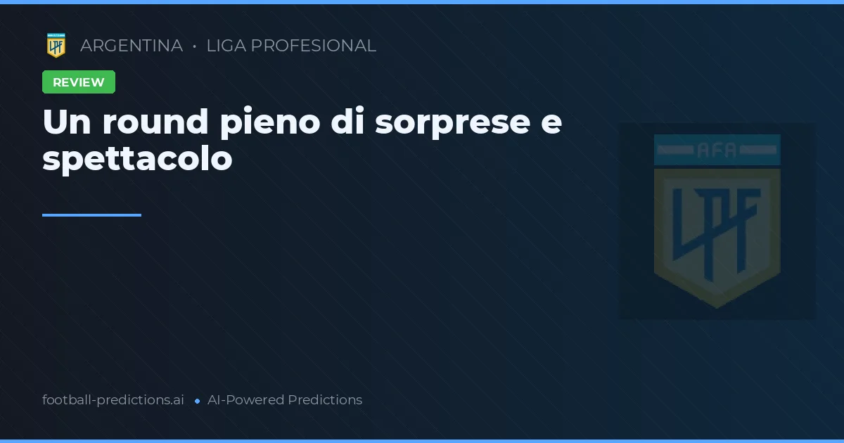 Un round pieno di sorprese e spettacolo