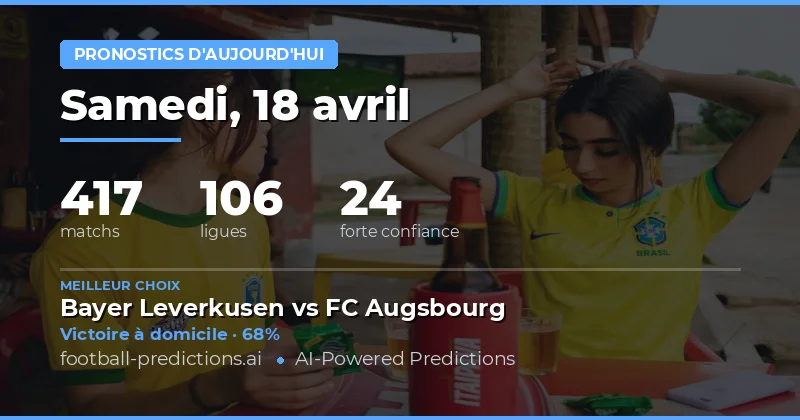 Pronostics et analyses des matchs de la journée