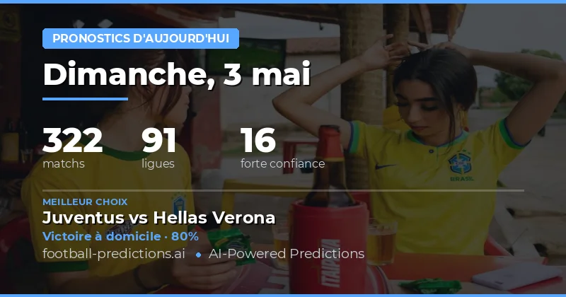 Analyse complète des matchs de football du 3 mai 2026