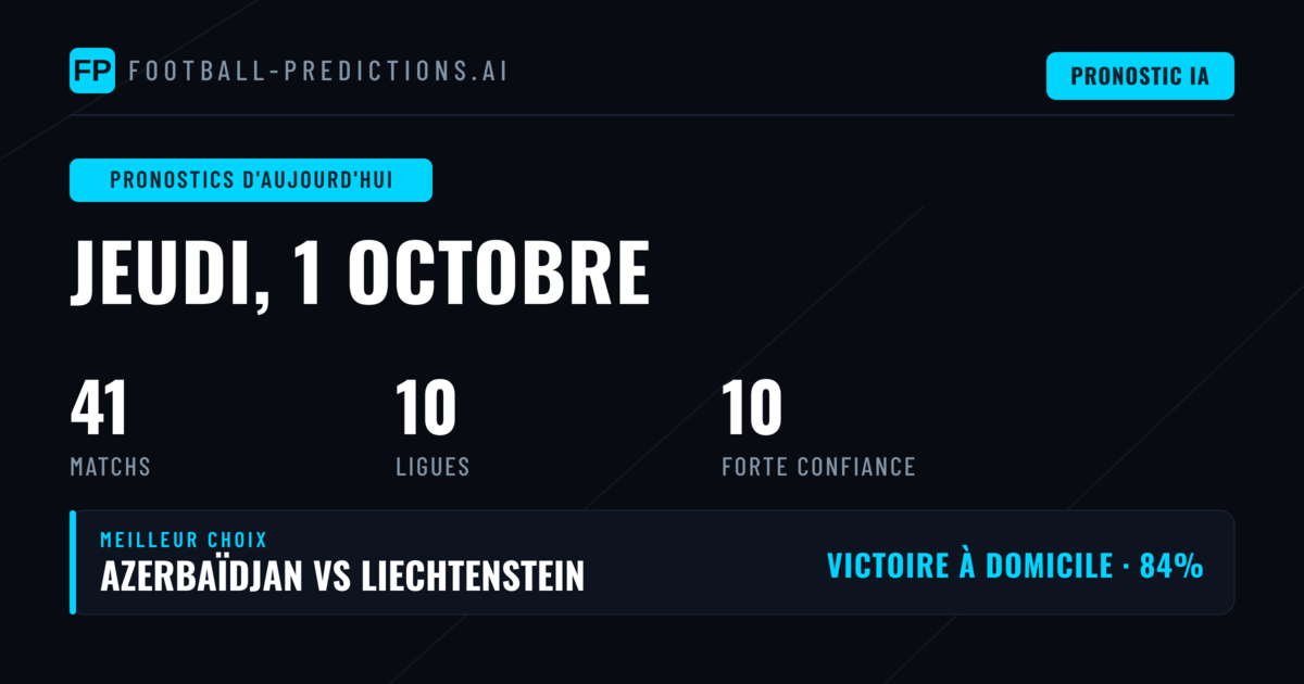 Analyse des Paris du Jour