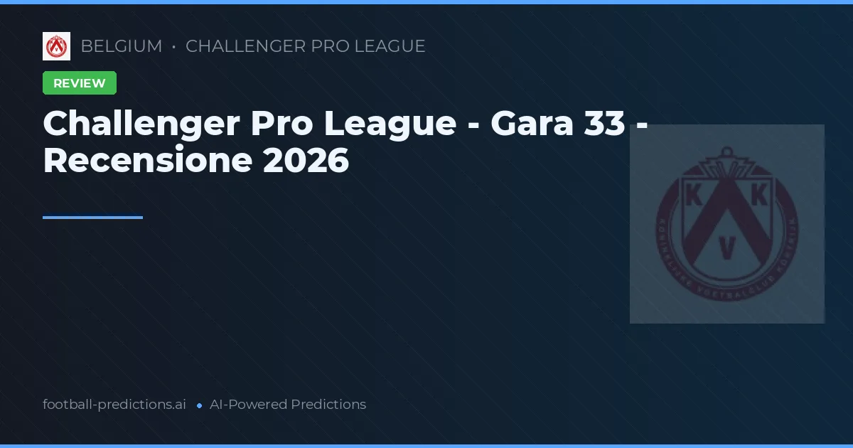 Challenger Pro League - Gara 33 - Recensione 2026