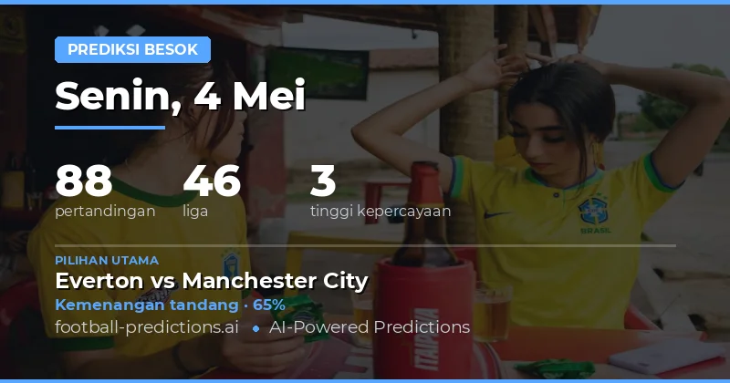 Prediksi Bola Besok 4 Mei 2026