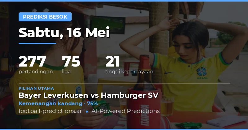 Prediksi Pertandingan Sepak Bola Besok: Tinjauan Umum 16 Mei 2026