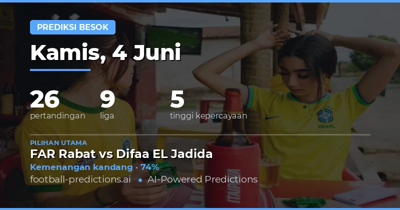 Menimbang Pola dari 26 Pertandingan yang akan Digelar Kamis
