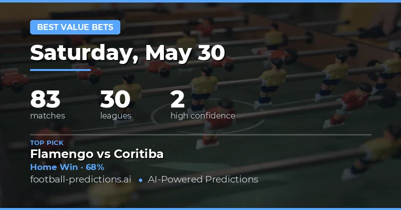 Premier Betting Opportunities for 30 May 2026