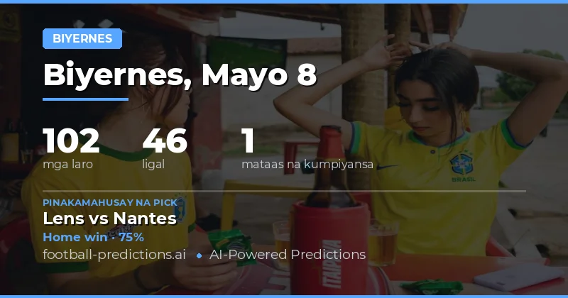 Paghahanda Para Sa Friday Matches Noong 8 Mayo 2026