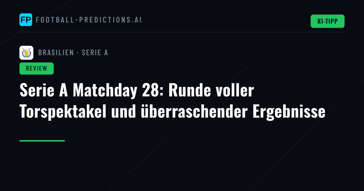 Serie A Matchday 28: Runde voller Torspektakel und überraschender Ergebnisse