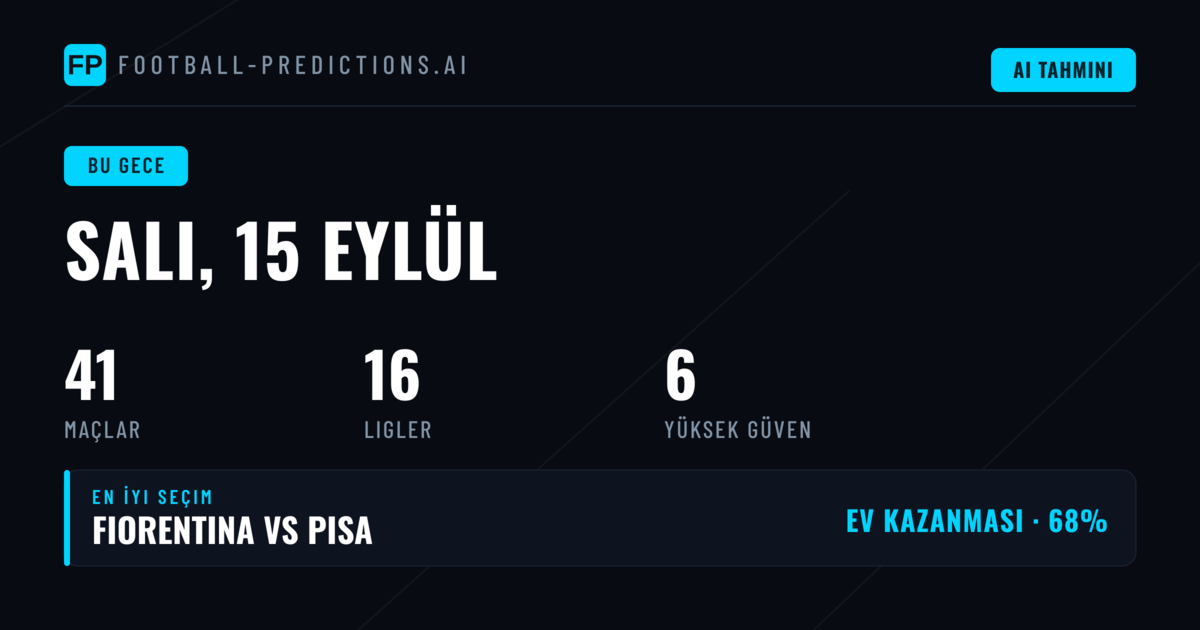 Salı Gecesi Futbol Analizi
