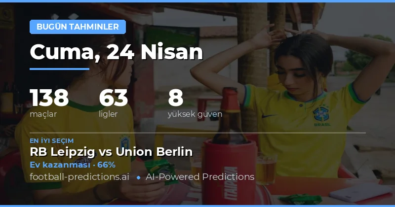 24 Nisan 2026: Bugünün Maçlarında Ev Sahiplerinin Hakimiyeti