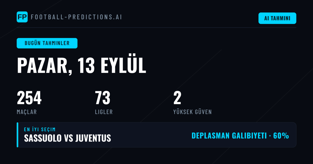 Pazar Günü Futbol Programında Neler Var?