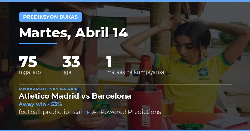 Mga Laro Buksan Sa Biyernes, 14 Abril 2026