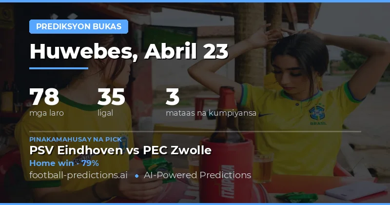 Mga Laro ng 23 Abril 2026: Tingnan Ang Mga Oportunidad