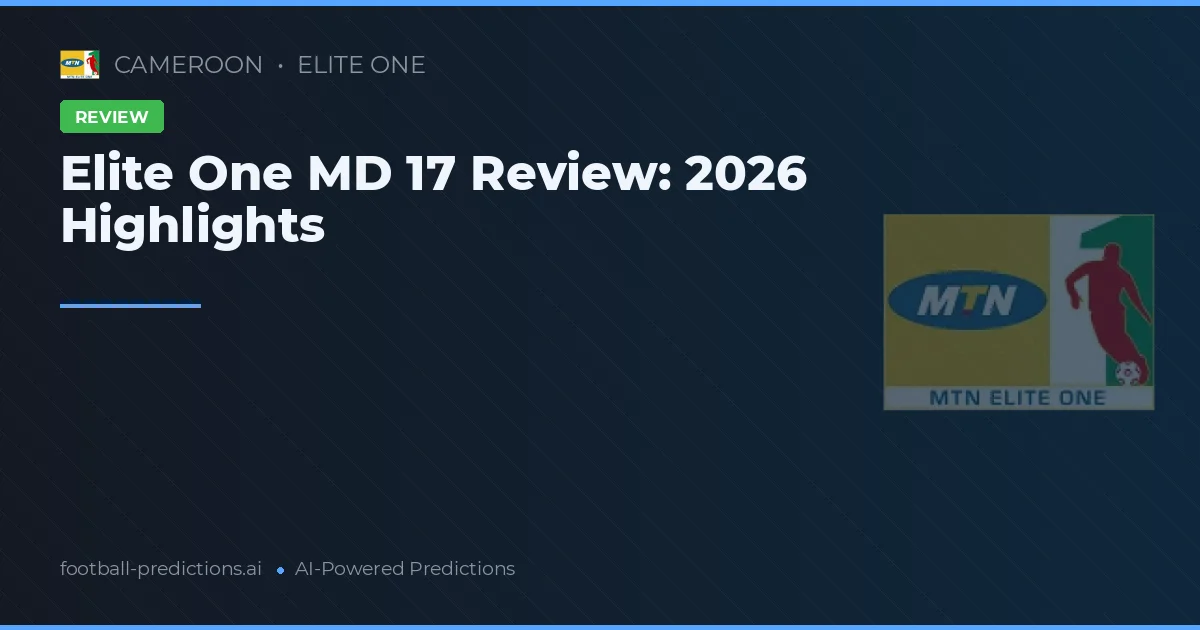 Elite One MD 17 Review: 2026 Highlights