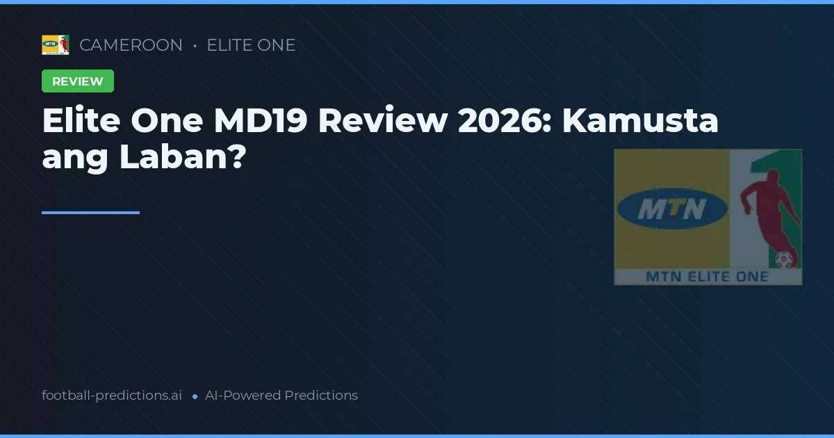 Elite One MD19 Review 2026: Kamusta ang Laban?