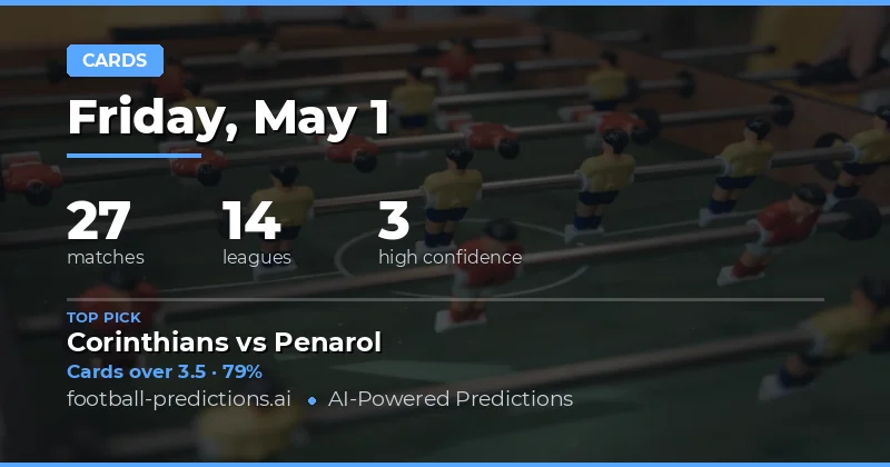 Expert Yellow Card Forecasts for May 1