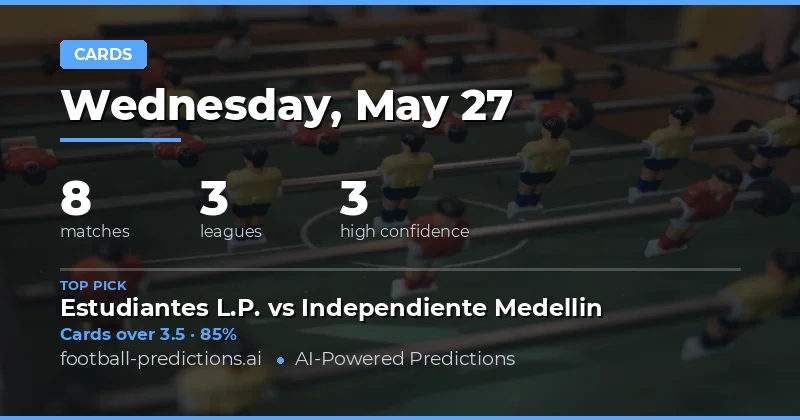 Yellow Card Betting Preview: 27 May 2026
