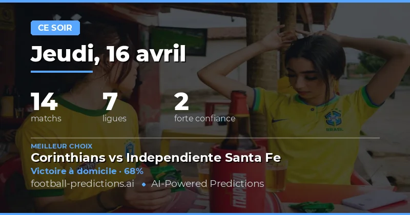 Pronostics des matchs de ce soir : une soirée riche en enjeux