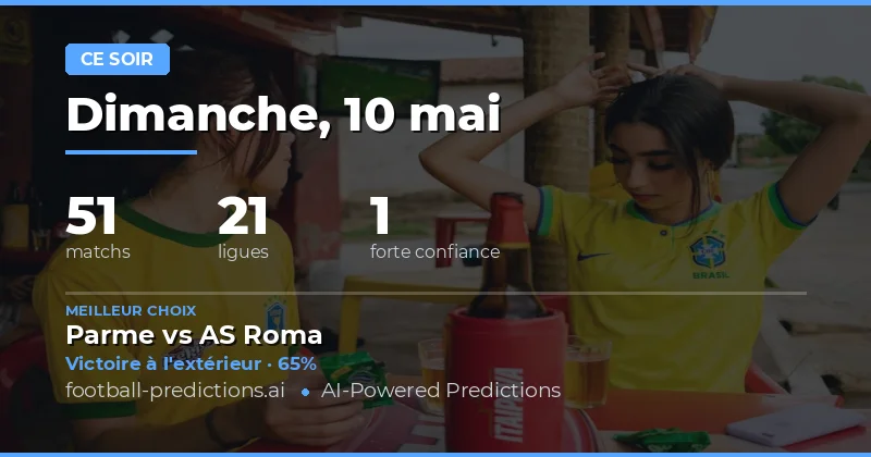Analyse des Prédictions Football pour la Nuit du 10 Mai 2026