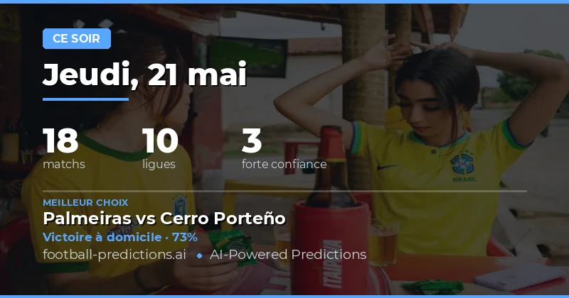 Pronostics Football du 21 Mai 2026