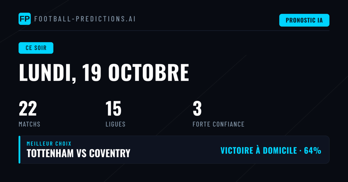 Analyse des statistiques de la soirée
