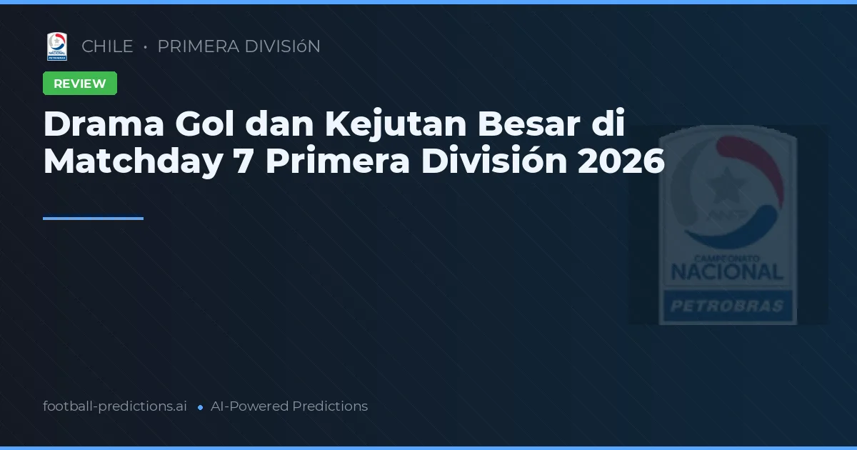 Drama Gol dan Kejutan Besar di Matchday 7 Primera División 2026