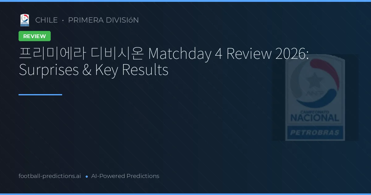 프리미에라 디비시온 Matchday 4 Review 2026: Surprises & Key Results