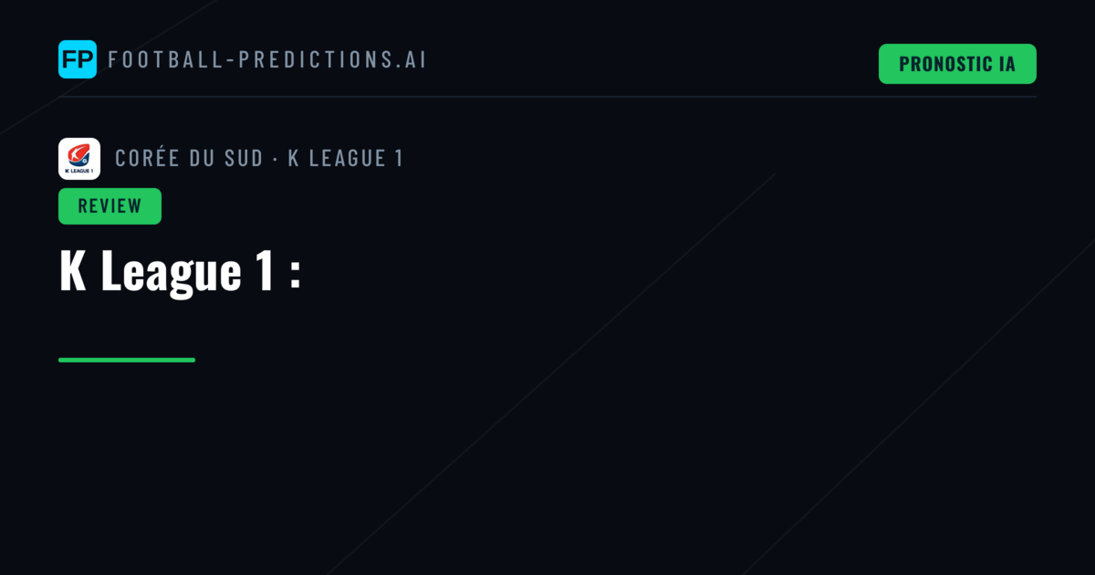 K League 1 :