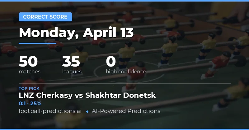 Key Matches and Strategic Insights for 13 April 2026