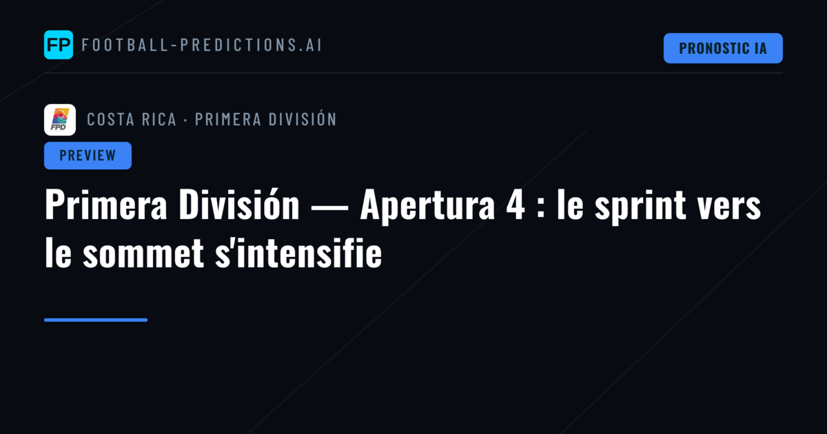 Primera División — Apertura 4 : le sprint vers le sommet s'intensifie