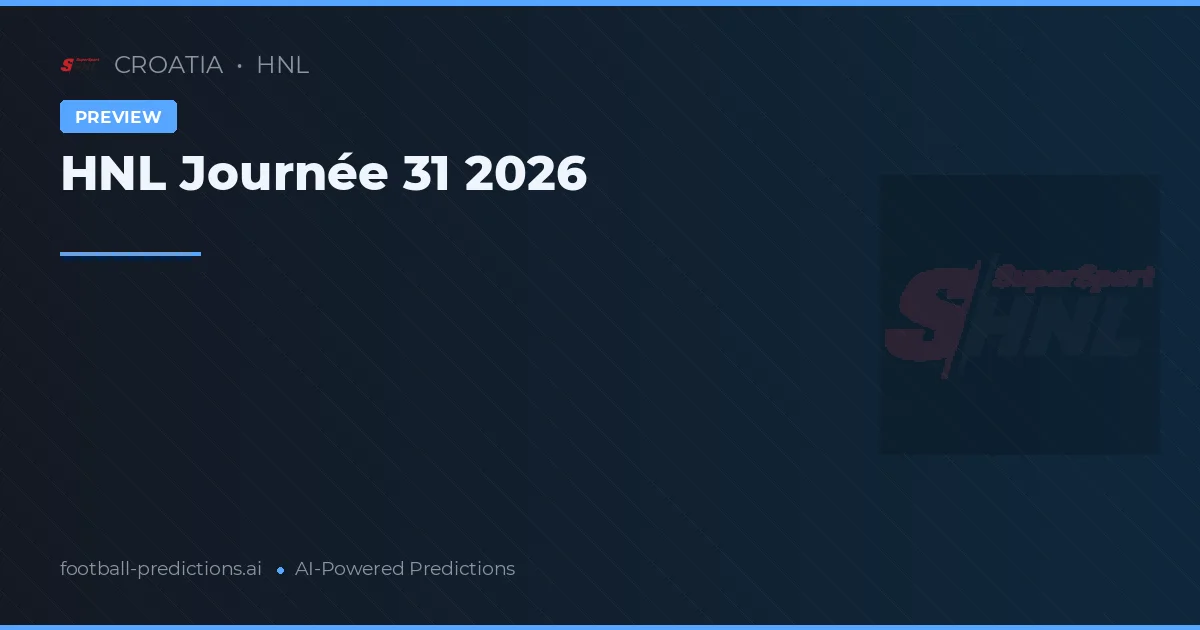 HNL Journée 31 2026