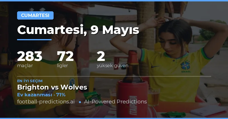 9 Mayıs 2026 Cumartesi Maçları İçin Genel Bakış