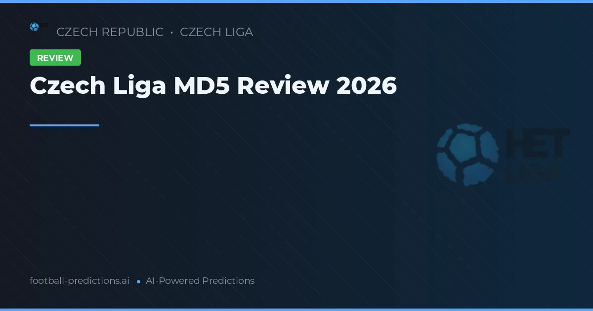 Czech Liga MD5 Review 2026