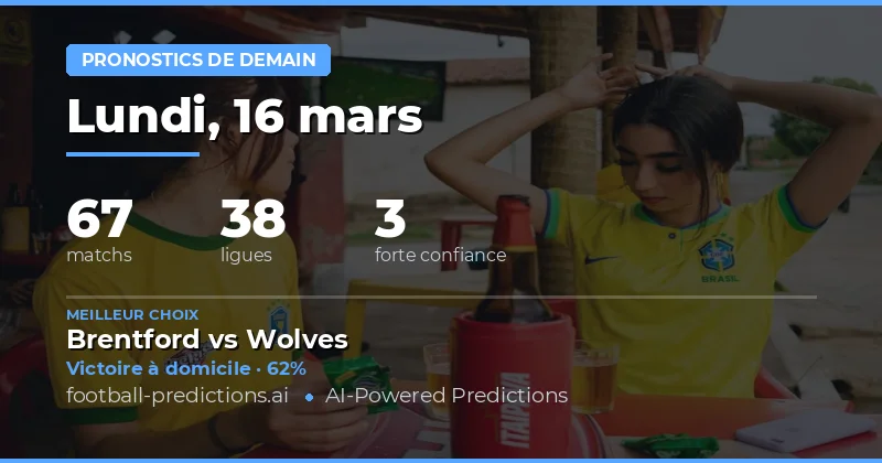Prévision des paris de demain