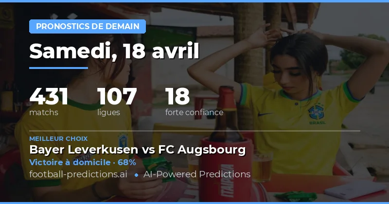 Pronostics du jour : une journée chargée avec des opportunités uniques