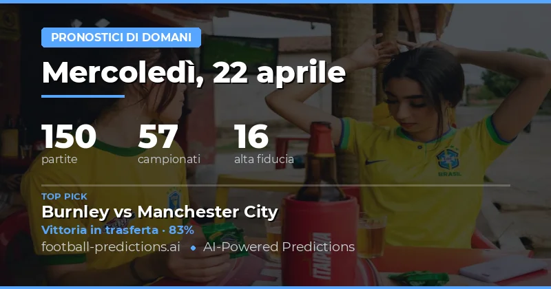 Le partite di domani: un focus su statistiche e opportunità