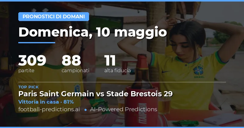 Panoramica delle Partite di Domani