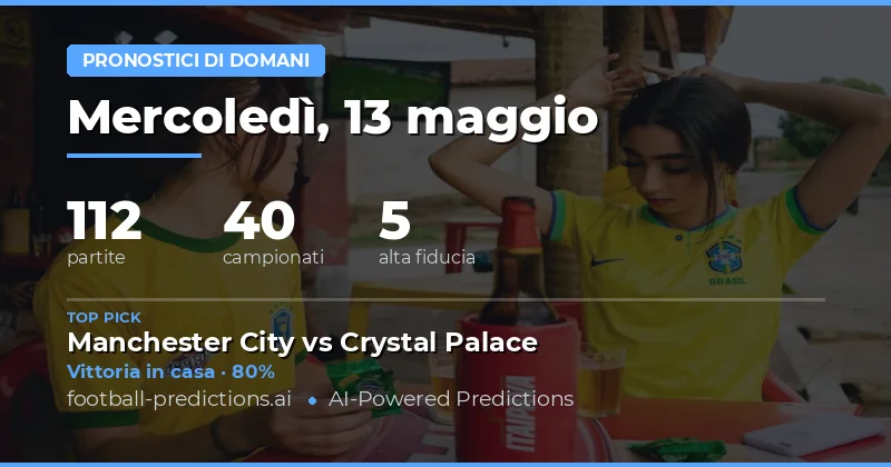 Analisi delle Partite di Domani: 13 Maggio 2026