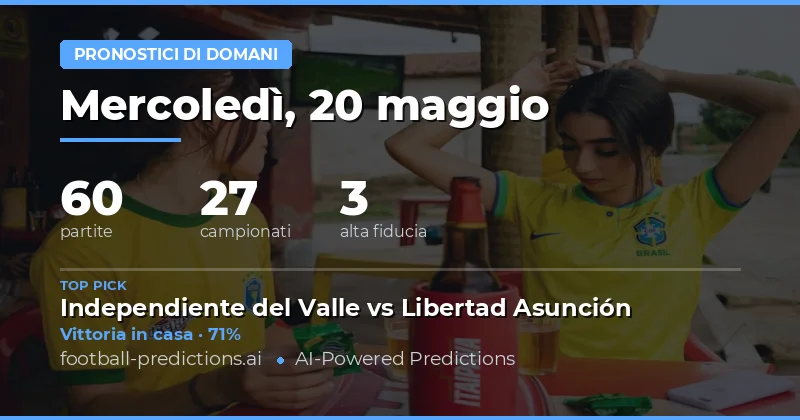 Analisi Statistiche e Tendenze per le Partite di Domani