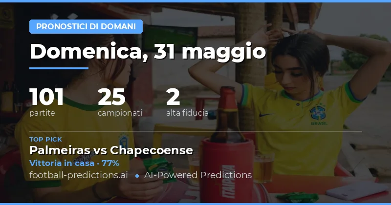 Analisi delle Prossime Incontro del 31 Maggio 2026