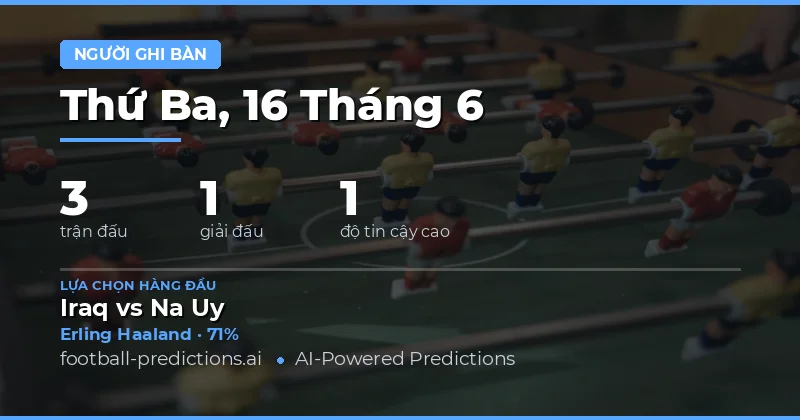 Top Lựa Chọn Ghi Bàn Mọi Lúc — 16/06/2026