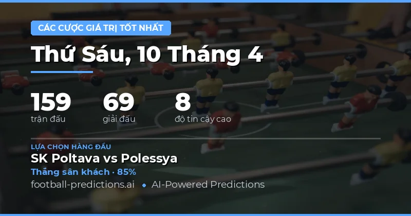 Tổng quan về các trận đấu và cơ hội cược